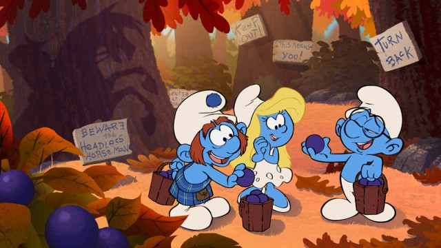 Xem Phim Xì Trum: Truyền Thuyết Con Ma Đêm Haloween - The Smurfs: The Legend Of Smurfy Hollow - Vkool.Net - Ảnh 2